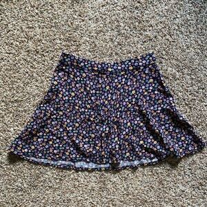 SMALL short floral skirt